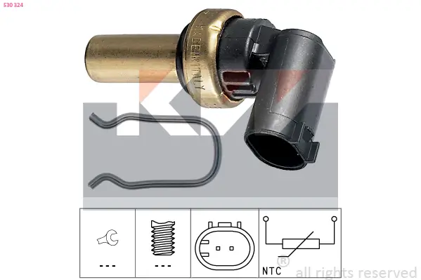 Sensor, Kühlmitteltemperatur KW 530 324