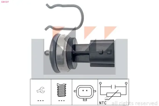 Sensor, Kühlmitteltemperatur KW 530 337 Bild Sensor, Kühlmitteltemperatur KW 530 337