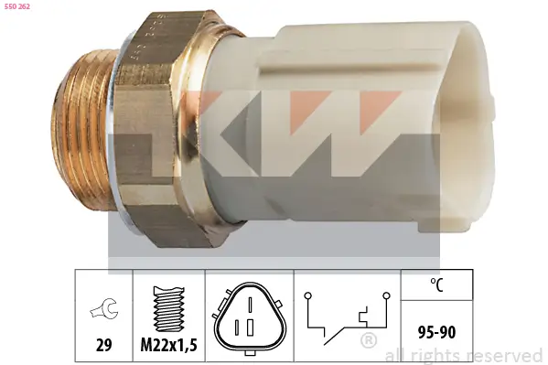 Temperaturschalter, Kühlerlüfter KW 550 262