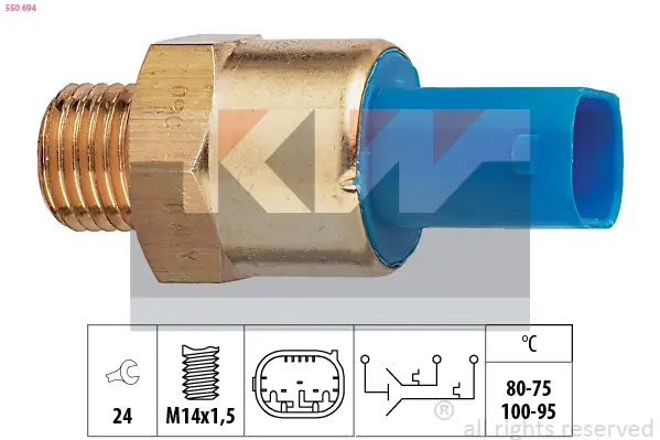 Temperaturschalter, Kühlerlüfter KW 550 694