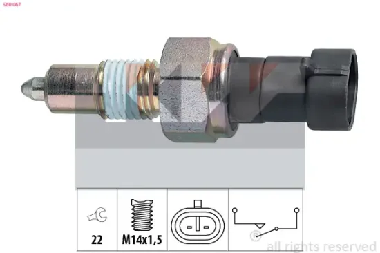Schalter, Rückfahrleuchte KW 560 067 Bild Schalter, Rückfahrleuchte KW 560 067