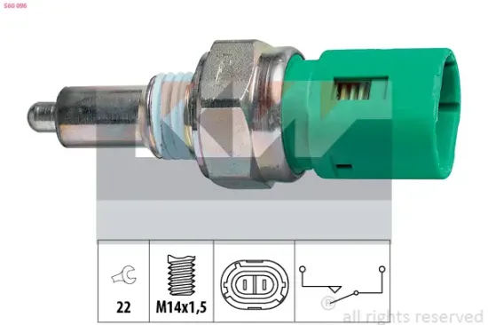 Schalter, Rückfahrleuchte KW 560 096 Bild Schalter, Rückfahrleuchte KW 560 096