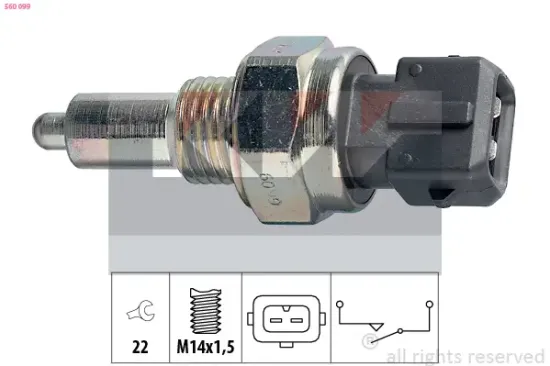 Schalter, Rückfahrleuchte KW 560 099 Bild Schalter, Rückfahrleuchte KW 560 099