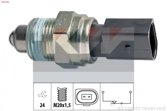 Schalter, Rückfahrleuchte KW 560 205 Bild Schalter, Rückfahrleuchte KW 560 205