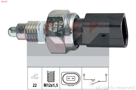 Schalter, Rückfahrleuchte KW 560 215 Bild Schalter, Rückfahrleuchte KW 560 215