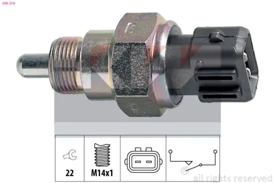 Schalter, Rückfahrleuchte KW 560 216 Bild Schalter, Rückfahrleuchte KW 560 216