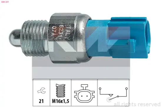 Schalter, Rückfahrleuchte KW 560 231 Bild Schalter, Rückfahrleuchte KW 560 231