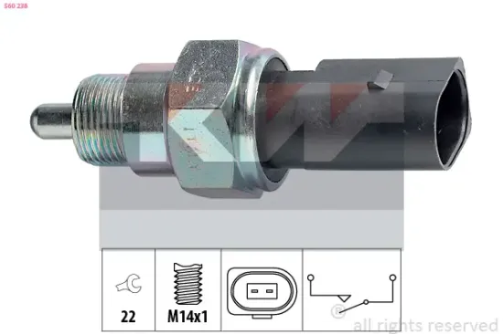 Schalter, Rückfahrleuchte KW 560 238 Bild Schalter, Rückfahrleuchte KW 560 238