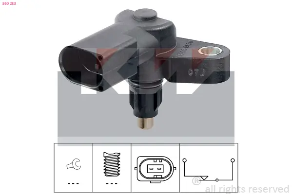 Schalter, Rückfahrleuchte KW 560 253