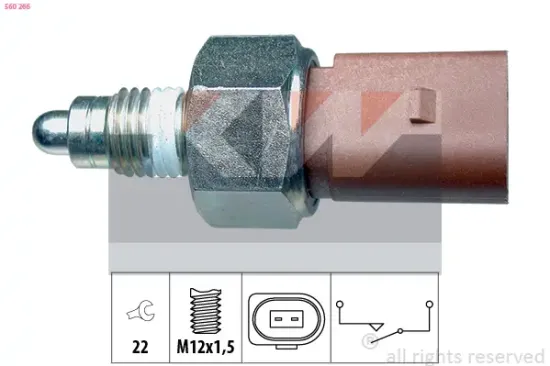 Schalter, Rückfahrleuchte KW 560 266 Bild Schalter, Rückfahrleuchte KW 560 266