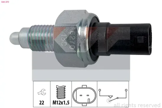 Schalter, Rückfahrleuchte KW 560 270 Bild Schalter, Rückfahrleuchte KW 560 270