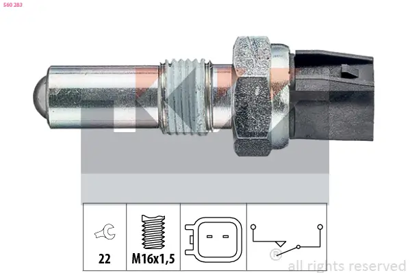 Schalter, Rückfahrleuchte KW 560 283