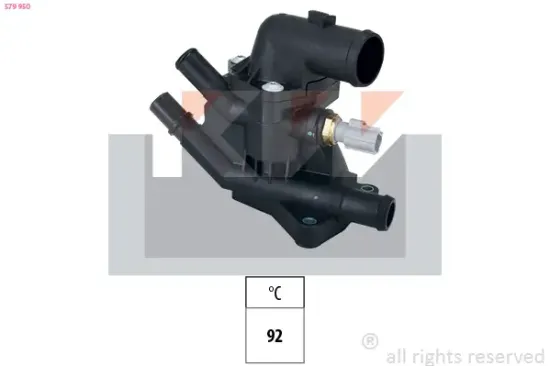 Thermostat, Kühlmittel KW 579 950 Bild Thermostat, Kühlmittel KW 579 950