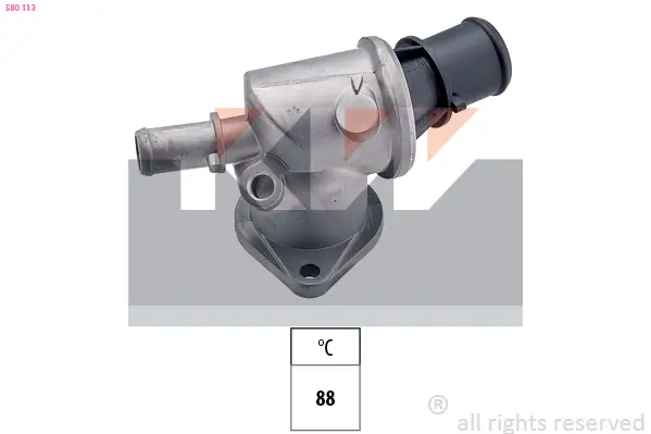 Thermostat, Kühlmittel KW 580 113