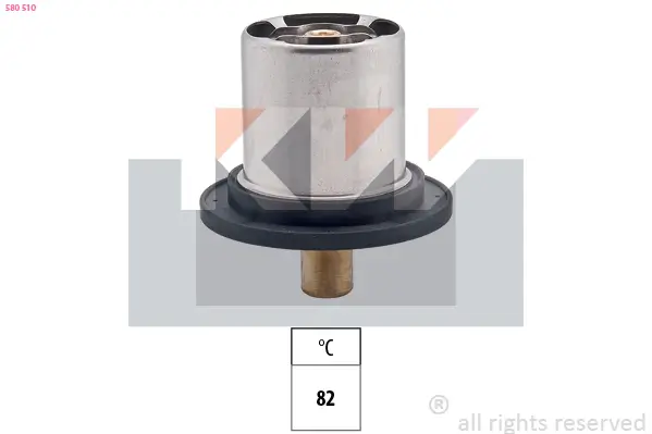 Thermostat, Kühlmittel KW 580 510