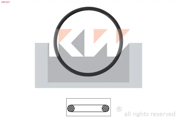 Dichtung, Thermostat KW 590 527