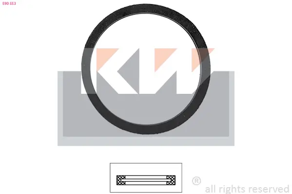 Dichtung, Thermostat KW 590 553