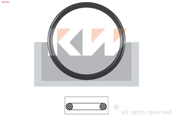 Dichtung, Thermostat KW 590 653