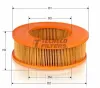 Luftfilter TECNECO FILTERS AR131M
