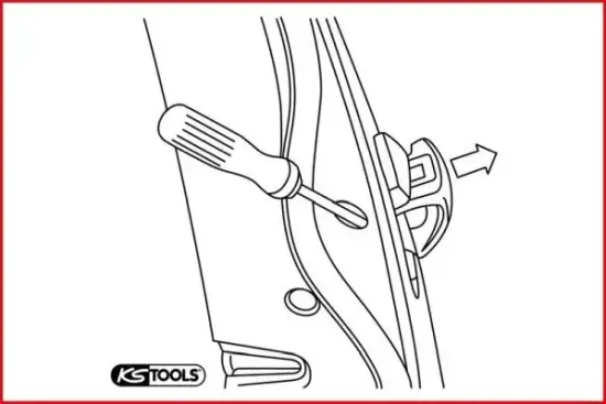 Lösezange, Türgriff-/Fensterkurbelsicherung KS TOOLS 150.1609 Bild Lösezange, Türgriff-/Fensterkurbelsicherung KS TOOLS 150.1609