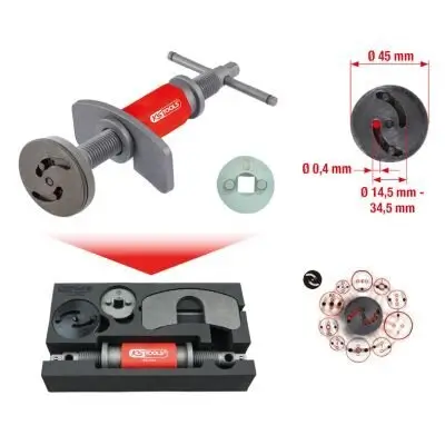 Dreh-/Rückstellwerkzeugsatz, Bremssattelkolben KS TOOLS 150.1965 Bild Dreh-/Rückstellwerkzeugsatz, Bremssattelkolben KS TOOLS 150.1965