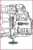 Entriegelungswerkzeug, Doppelkupplungsgetriebe (DSG) KS TOOLS 150.2457 Bild Entriegelungswerkzeug, Doppelkupplungsgetriebe (DSG) KS TOOLS 150.2457