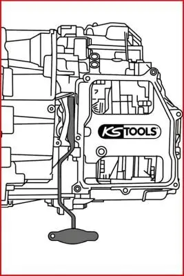 Entriegelungswerkzeug, Doppelkupplungsgetriebe (DSG) KS TOOLS 150.2457 Bild Entriegelungswerkzeug, Doppelkupplungsgetriebe (DSG) KS TOOLS 150.2457