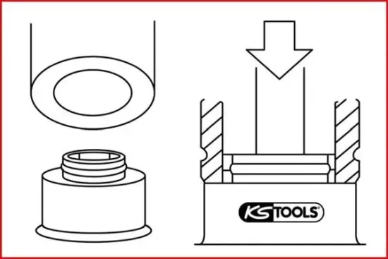 Werkzeugsatz, Ventilschaftdichtung KS TOOLS 150.3510 Bild Werkzeugsatz, Ventilschaftdichtung KS TOOLS 150.3510