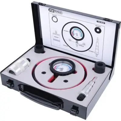 Prüfgerätesatz, Kühlflüssigkeitsfluss (Wasserpumpe) KS TOOLS 150.9020 Bild Prüfgerätesatz, Kühlflüssigkeitsfluss (Wasserpumpe) KS TOOLS 150.9020