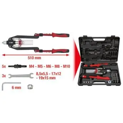 Blindnietzangen-Satz KS TOOLS 150.9630 Bild Blindnietzangen-Satz KS TOOLS 150.9630