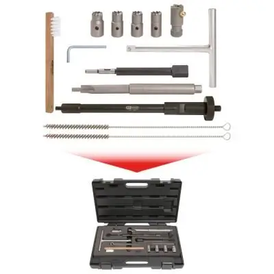 Reinigungs-/Fräswerkzeugsatz, CR-Injektorschacht KS TOOLS 152.1170 Bild Reinigungs-/Fräswerkzeugsatz, CR-Injektorschacht KS TOOLS 152.1170