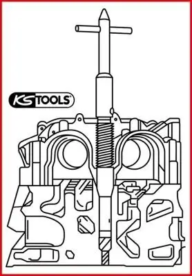 Reinigungs-/Fräswerkzeug, CR-Injektorschacht KS TOOLS 152.1395 Bild Reinigungs-/Fräswerkzeug, CR-Injektorschacht KS TOOLS 152.1395