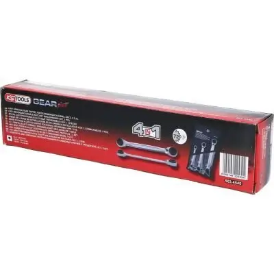 Ratschen-Doppelringschlüsselsatz KS TOOLS 503.4540 Bild Ratschen-Doppelringschlüsselsatz KS TOOLS 503.4540