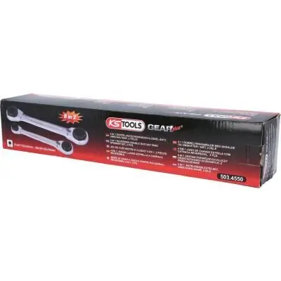 Ratschen-Doppelringschlüsselsatz KS TOOLS 503.4550 Bild Ratschen-Doppelringschlüsselsatz KS TOOLS 503.4550
