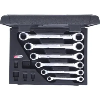 Ratschen-Doppelringschlüsselsatz KS TOOLS 503.4556 Bild Ratschen-Doppelringschlüsselsatz KS TOOLS 503.4556