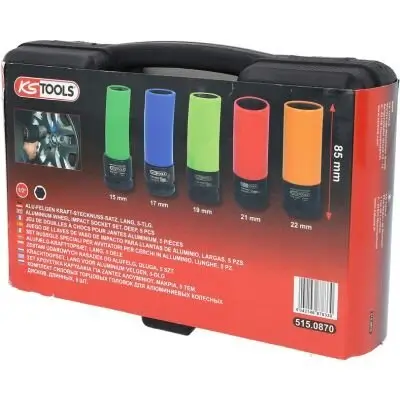 Kraft-Stecknuss-Satz KS TOOLS 515.0870 Bild Kraft-Stecknuss-Satz KS TOOLS 515.0870