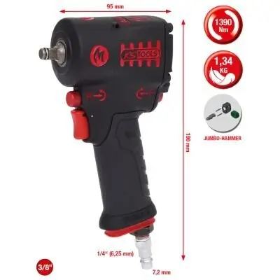 Schlagschrauber (Druckluft) KS TOOLS 515.1190 Bild Schlagschrauber (Druckluft) KS TOOLS 515.1190