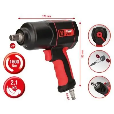 Schlagschrauber (Druckluft) KS TOOLS 515.1200 Bild Schlagschrauber (Druckluft) KS TOOLS 515.1200