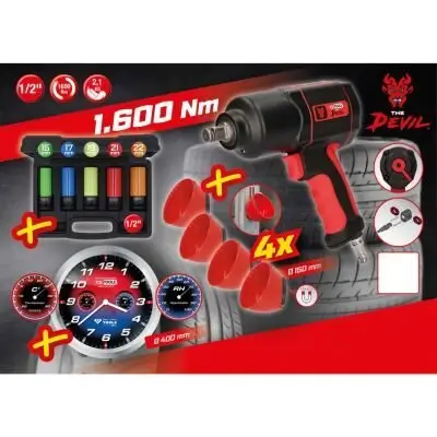 Schlagschrauber-Satz (Druckluft) KS TOOLS 515.1205 Bild Schlagschrauber-Satz (Druckluft) KS TOOLS 515.1205