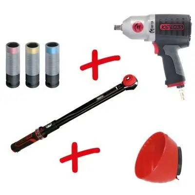 Schlagschrauber-Satz (Druckluft) KS TOOLS 515.2025 Bild Schlagschrauber-Satz (Druckluft) KS TOOLS 515.2025