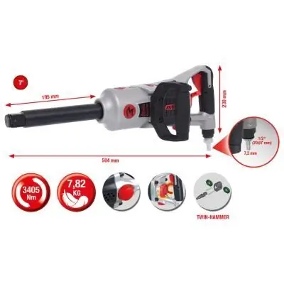Schlagschrauber (Druckluft) KS TOOLS 515.3280 Bild Schlagschrauber (Druckluft) KS TOOLS 515.3280