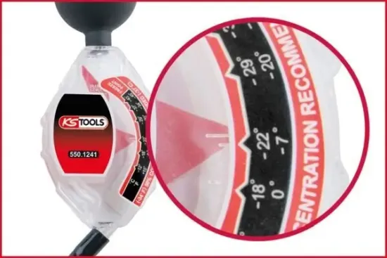 Frostschutzprüfer KS TOOLS 550.1241 Bild Frostschutzprüfer KS TOOLS 550.1241