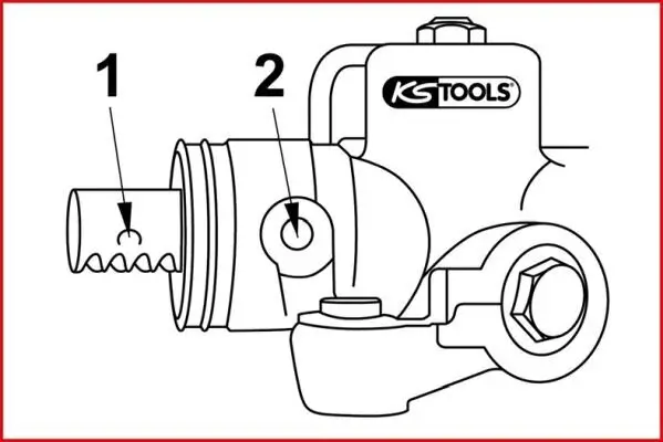 Arretierwerkzeug, Zahnstange (Lenkung) KS TOOLS 700.1694 Bild Arretierwerkzeug, Zahnstange (Lenkung) KS TOOLS 700.1694