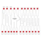 Schaumstoffeinlage, Sortimentskasten KS TOOLS 811.3024-97