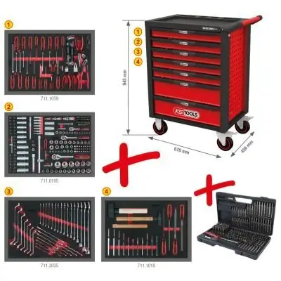 Werkzeugwagen KS TOOLS 826.7515 Bild Werkzeugwagen KS TOOLS 826.7515