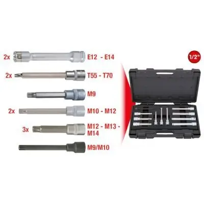 Steckschlüsselsatz, Zylinderkopfschraube KS TOOLS 911.4460