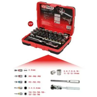 Set, Schraubendreher-Einsatz (Bits) KS TOOLS 918.3005 Bild Set, Schraubendreher-Einsatz (Bits) KS TOOLS 918.3005