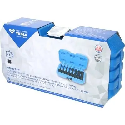 Kraft-Stecknuss-Satz KS TOOLS BT022615 Bild Kraft-Stecknuss-Satz KS TOOLS BT022615