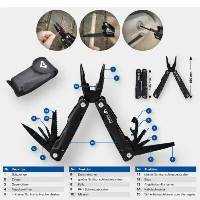 Multifunktionsmesser KS TOOLS BT100903