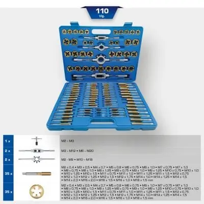 Gewindeschneidwerkzeugsatz KS TOOLS BT101985 Bild Gewindeschneidwerkzeugsatz KS TOOLS BT101985